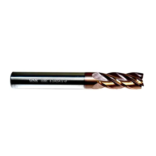 Frez węglikowy VHM Fi10 x 75mm 55HRC 4Z